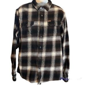 Orvis Men’s Heavyweight Plaid Flannel Shacket Size M